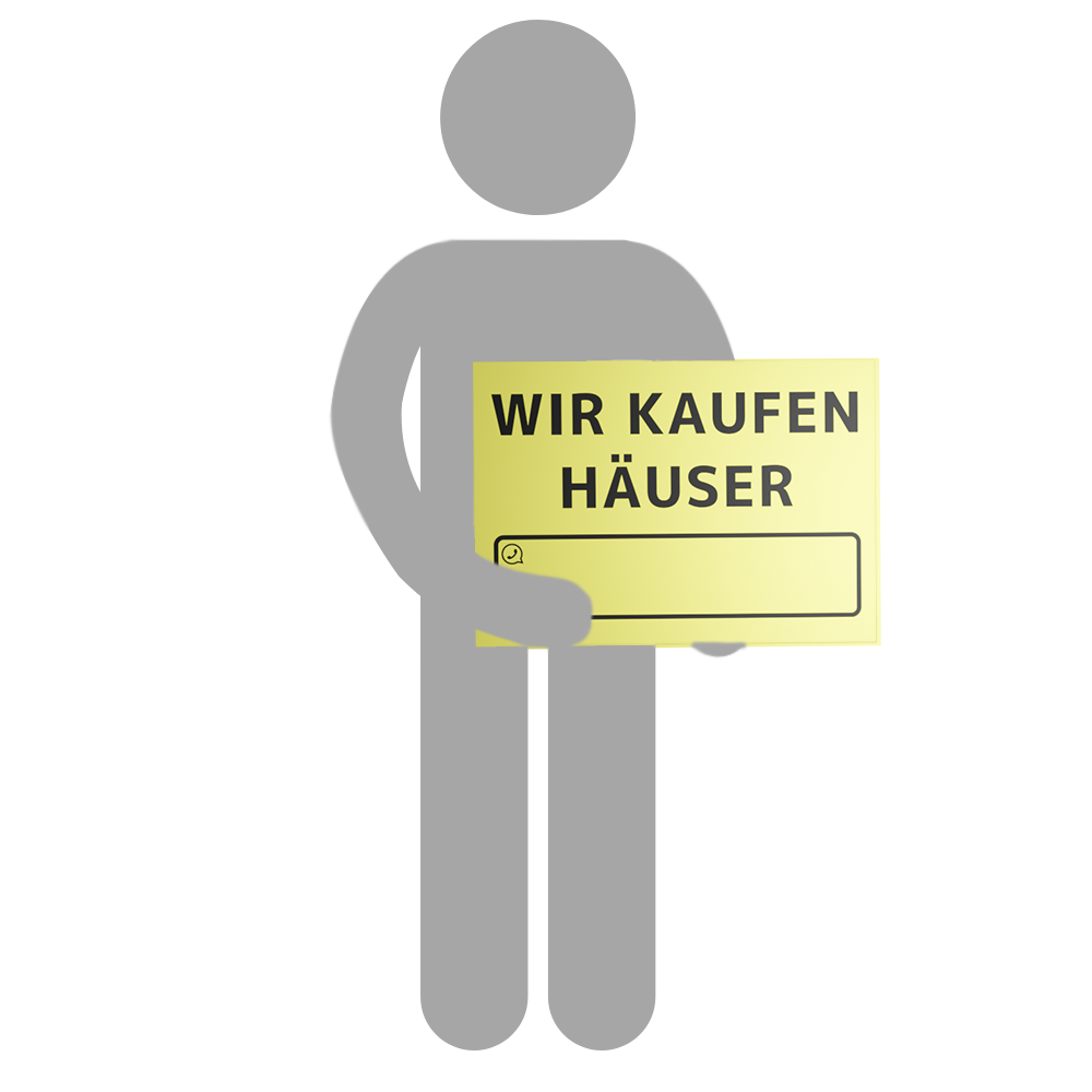 10x Wir kaufen Häuser