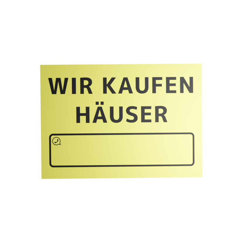 10x Wir kaufen Häuser
