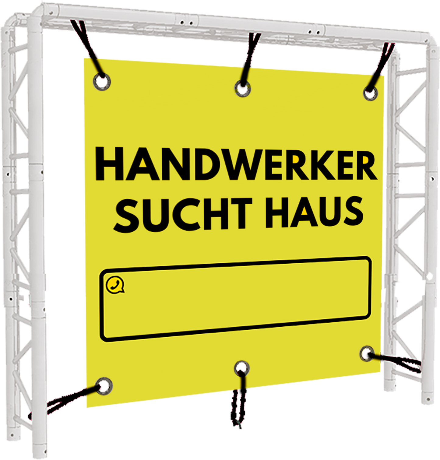 DEALBANNER - Handwerker sucht Haus - 180x180cm