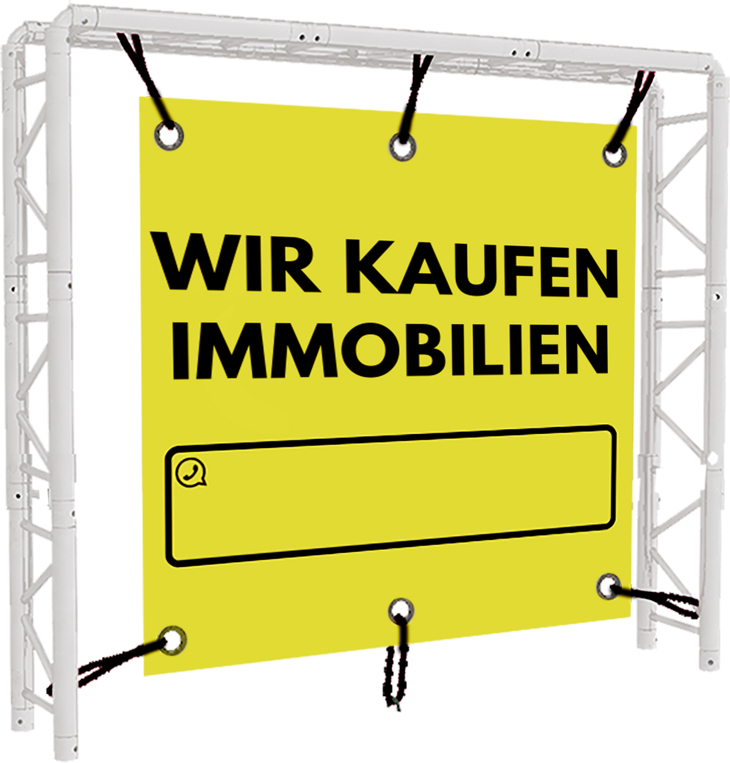 DEALBANNER - Wir kaufen Immobilien - 180x180cm