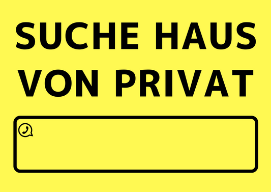 10x  Suche Haus von Privat