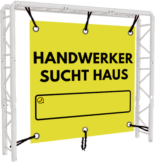 DEALBANNER - Handwerker sucht Haus - 180x180cm