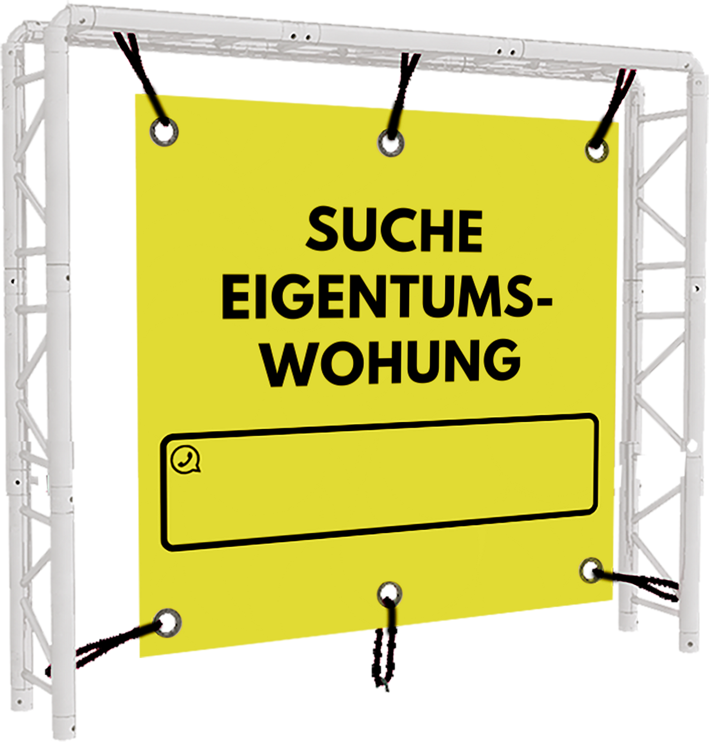 DEALBANNER - Suche Eigentumswohnung - 180x180cm